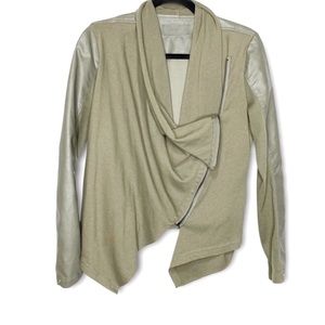 BLANK NYC Drape Moto Trendy Jacket